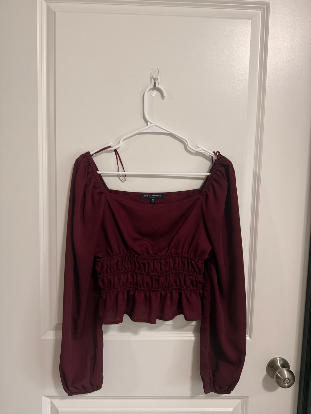 Burgundy Blouse